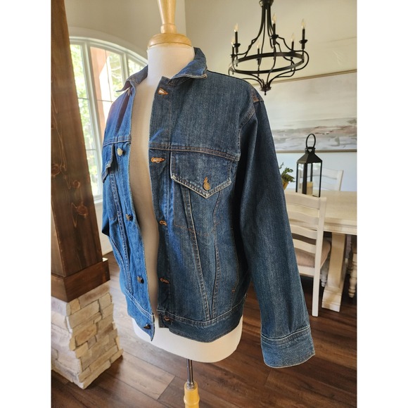 Anzani Jackets & Blazers - Vintage‎ Anzani Denim Jacket Blue Jean Trucker Coat Women's Classic Casual